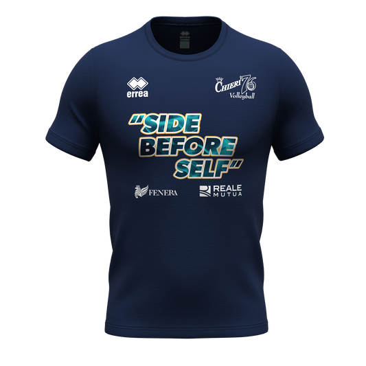 T-shirt riscaldamento 2025/26  "Side Before Self"